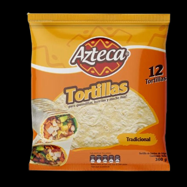 TORTILLA HARINA AZTECA 12U 360G